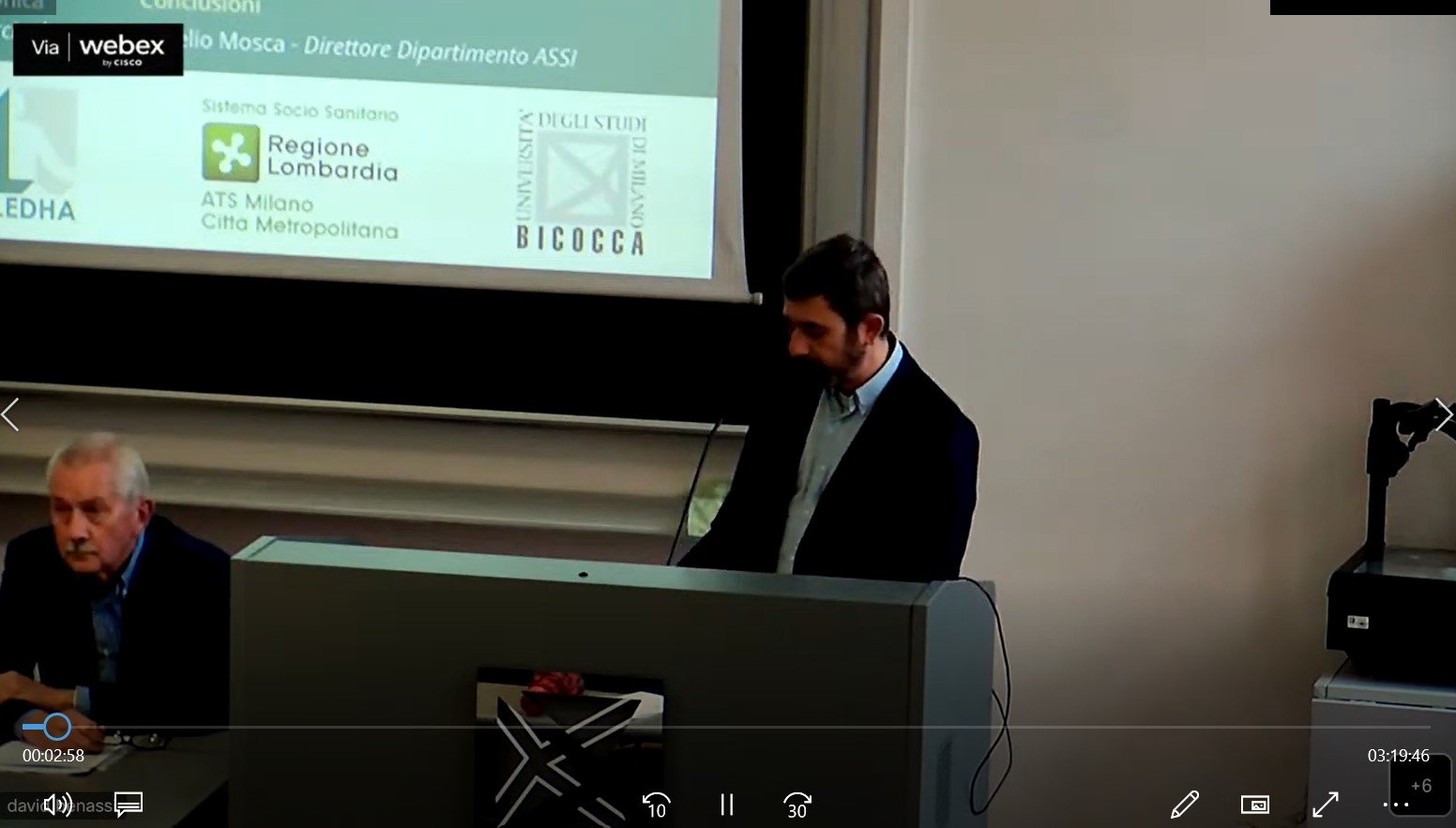 Seminario conclusivo del corso