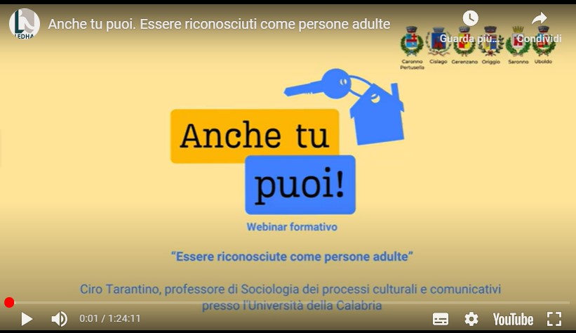 Anche tu puoi - Essere riconosciuti come persone adulte