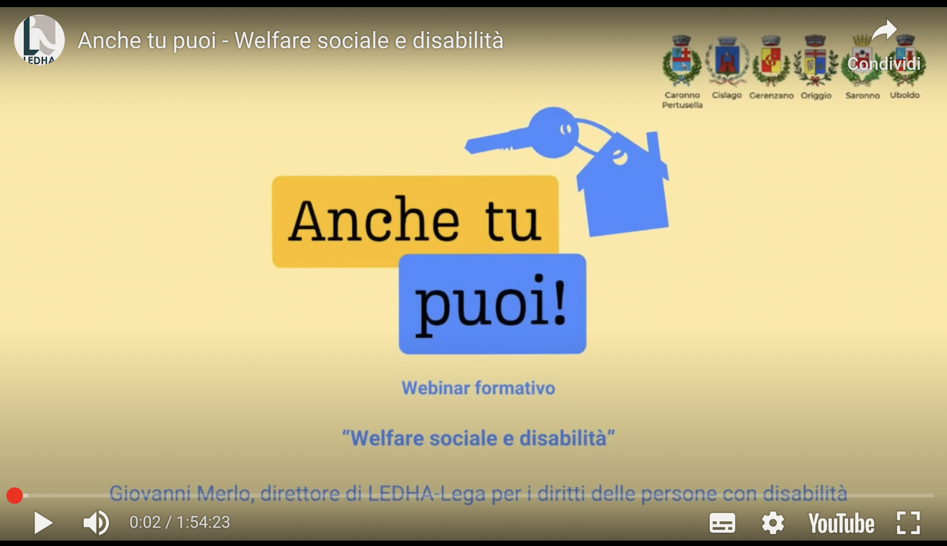Anche tu puoi  - Welfare sociale e disabilità