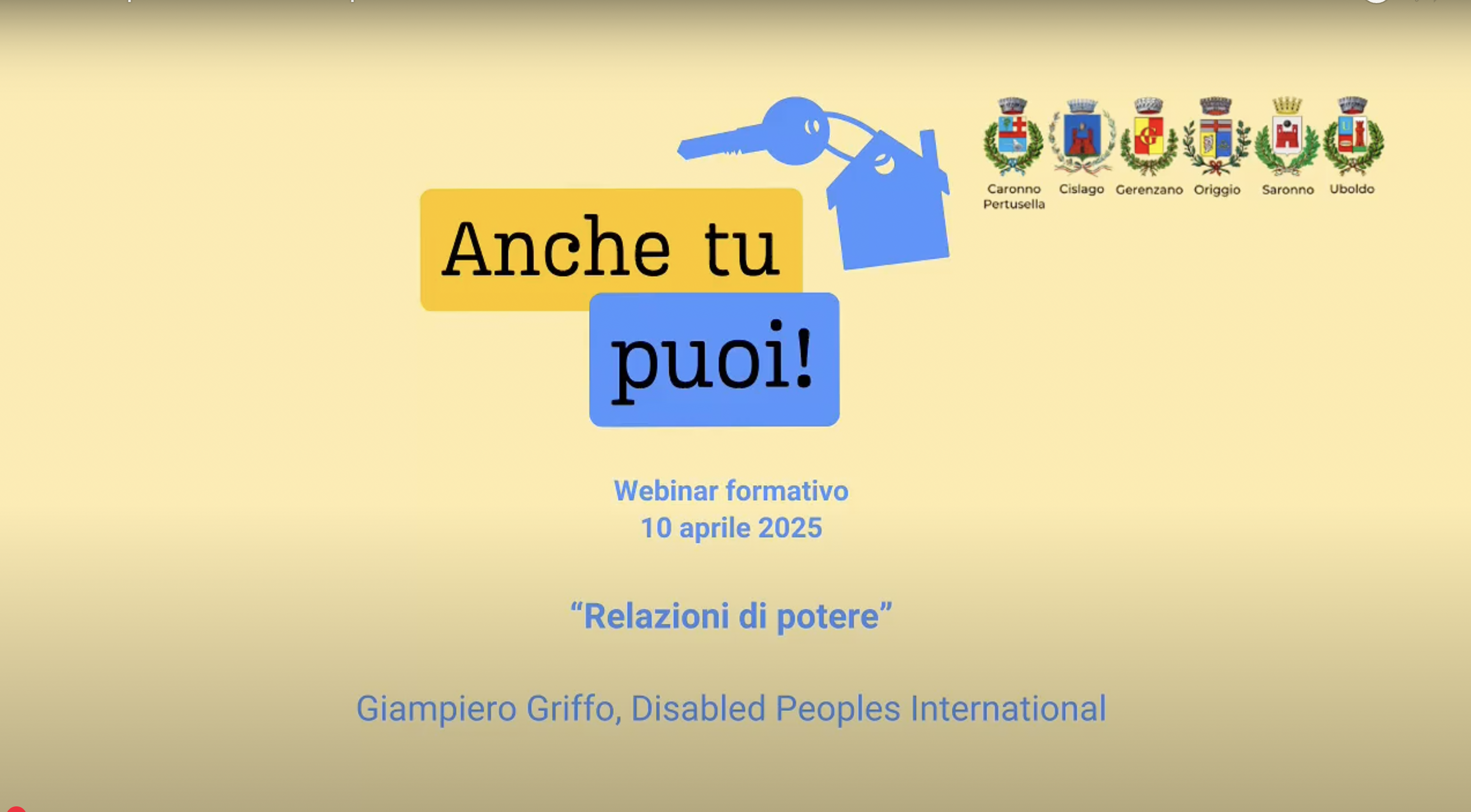 Anche tu puoi! - Relazioni di potere
