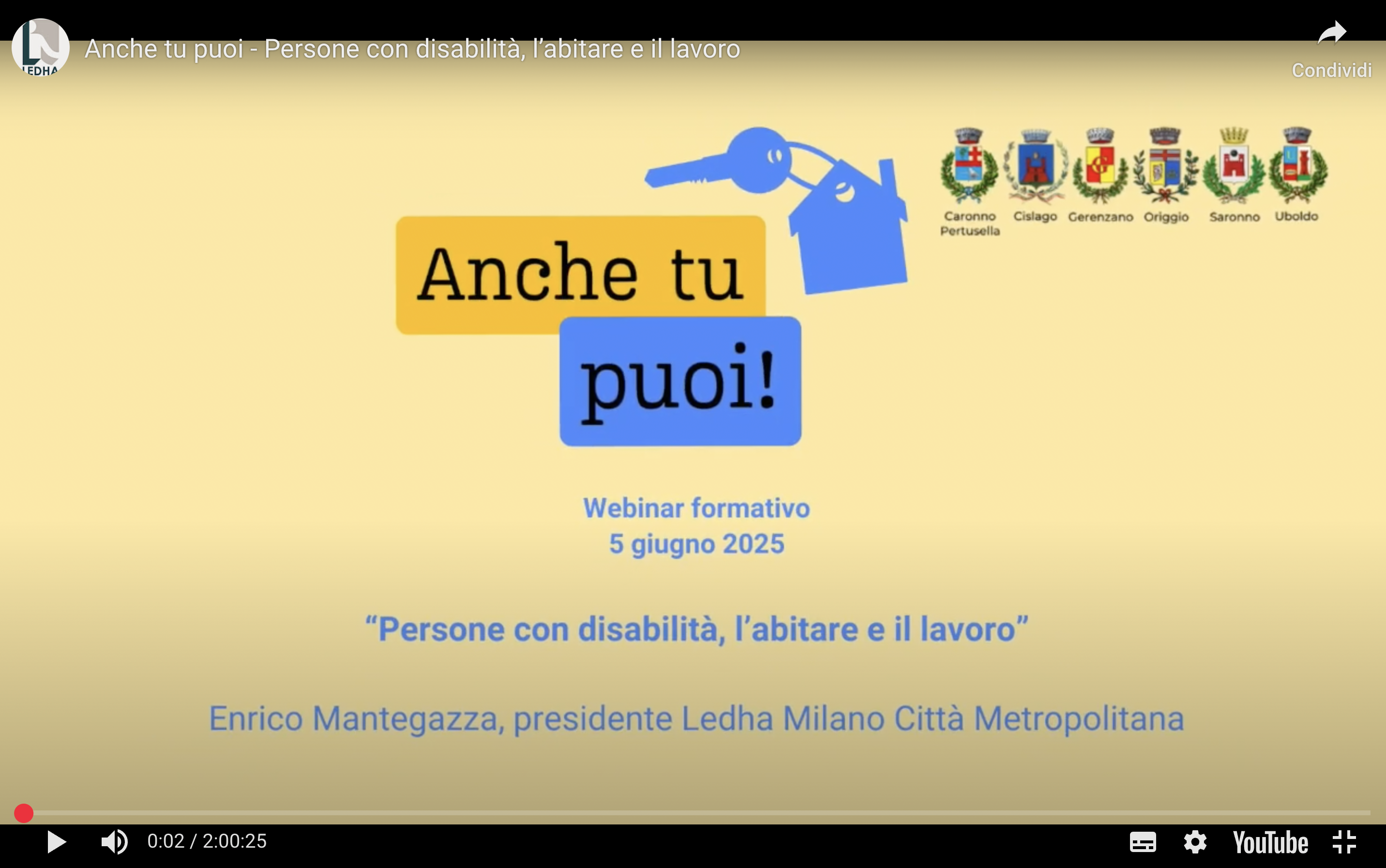 Anche tu Puoi! - Persone con disabilità, l'abitare e il lavoro
